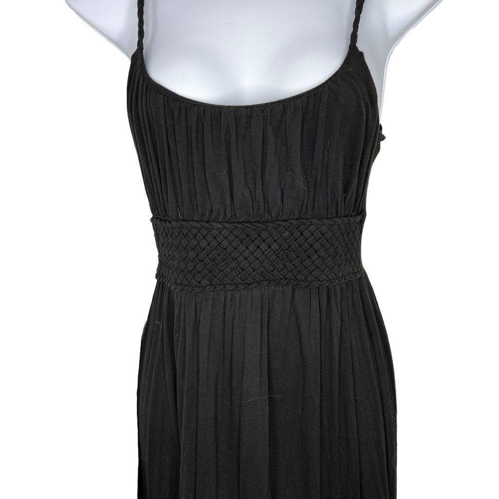 Black Braided Maxi Dress | Women’s size small - Picture 7 of 15